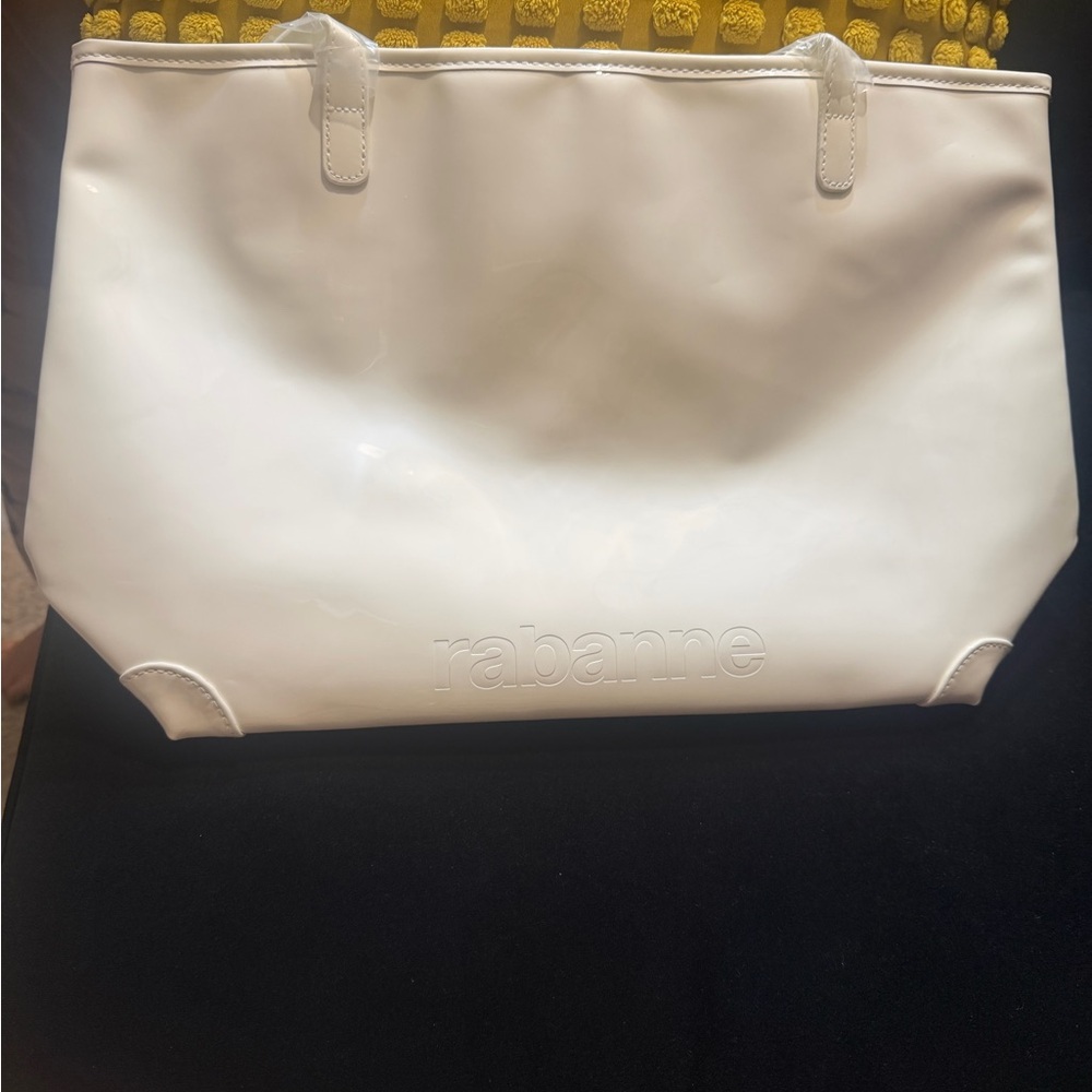 Rabanne White weekend Bag